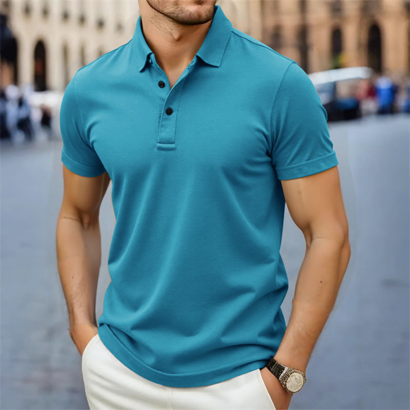 Miniatura: Polo Masculina Premium – Estilo Old Money Minimalista