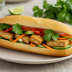 Banh Mi Tofu (No Pate and Mayonnaise)