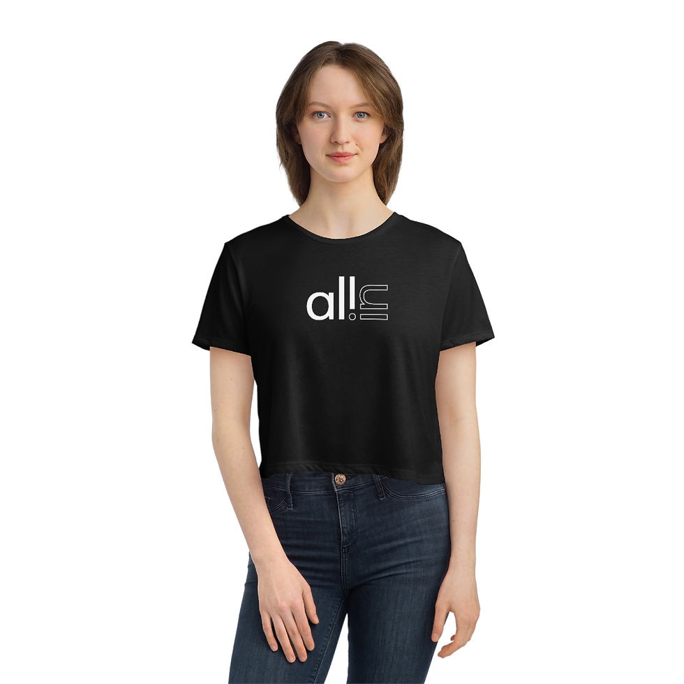 Thumbnail: Women's Flowy Cropped Tee