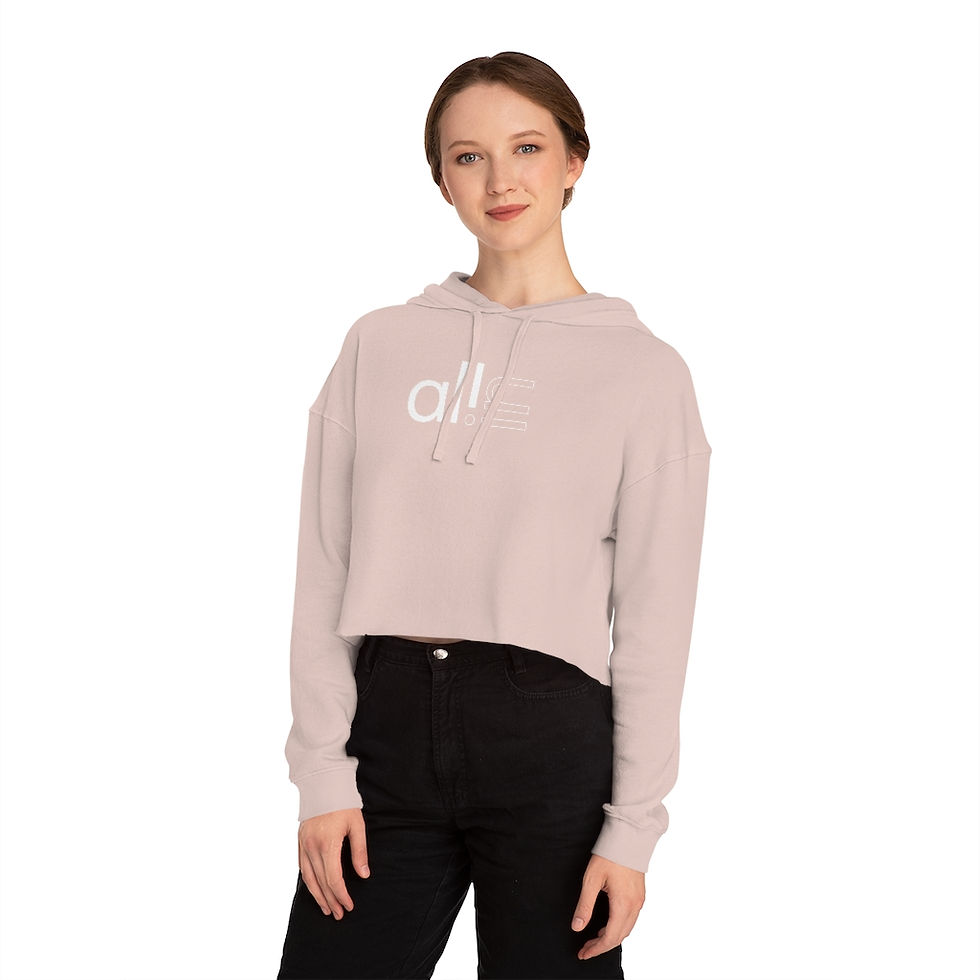 Thumbnail: Women’s Cropped Hooded Sweatshirt