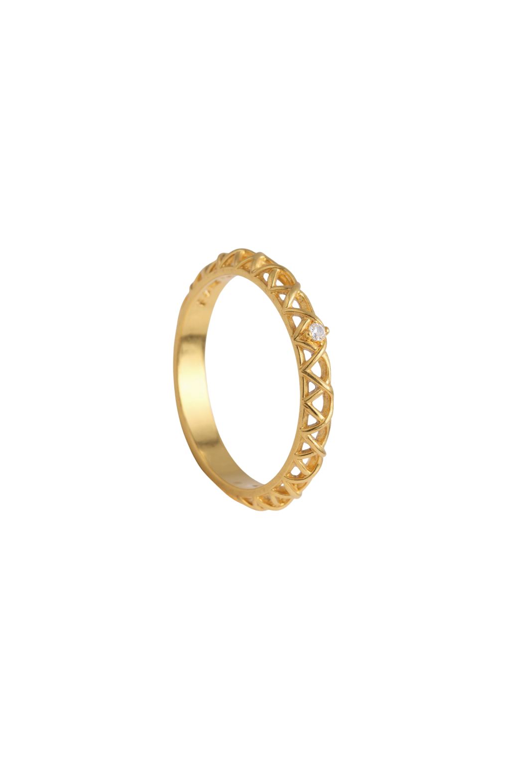 Anel EternaLuce em Ouro 10K e Zircônia