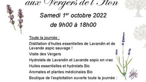 Distillation de Lavandes aux Vergers de l’Ilon le 1er octobre 2022