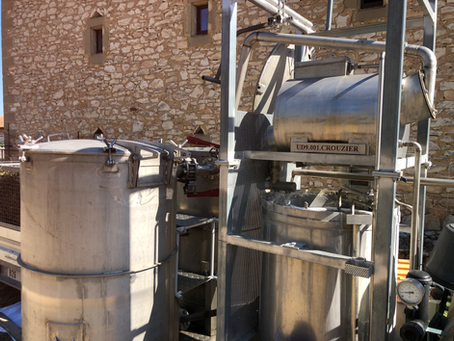 Distillation de nos Immortelles ce week-end à La Bastide-d’Engras.