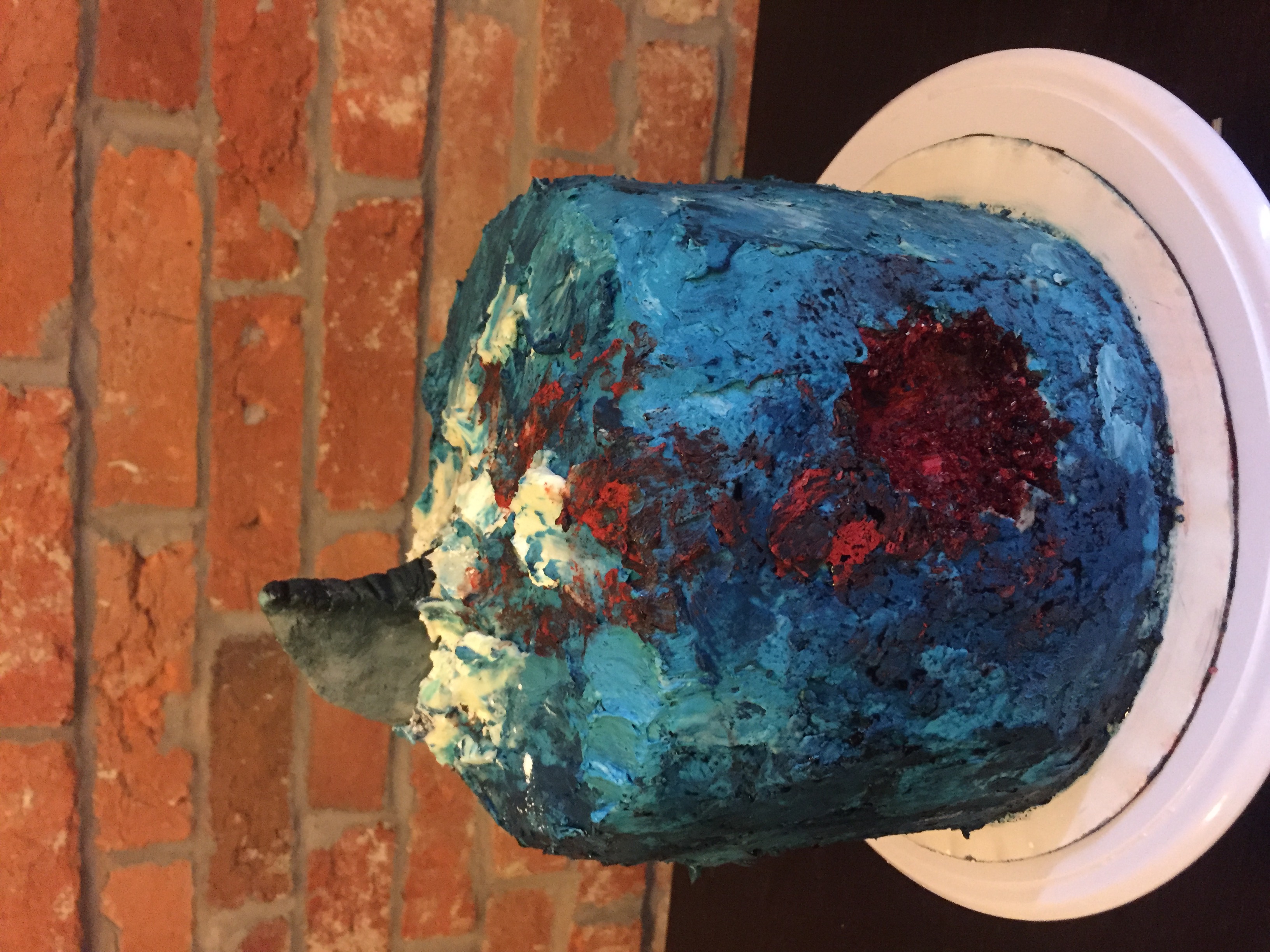 Shark Attack Cake by Stone Werks wit