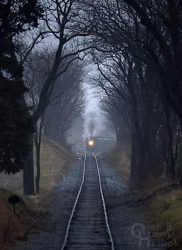 Strasburg Rail Road #89 approaching Groundhog Cut