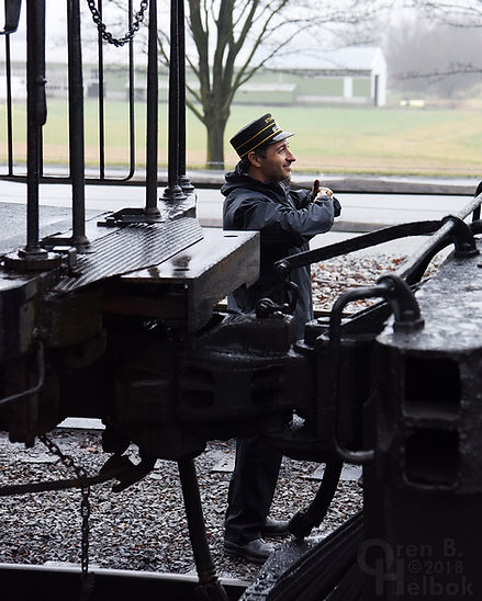 Dave Lotfi, Strasburg Rail Road conductor