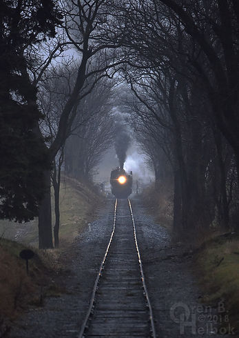 Strasburg Rail Road #89 approaching Groundhog Cut