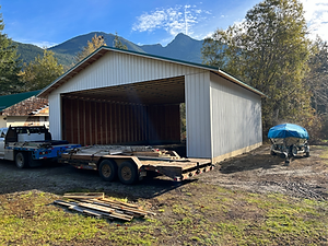Shop Building Construction
