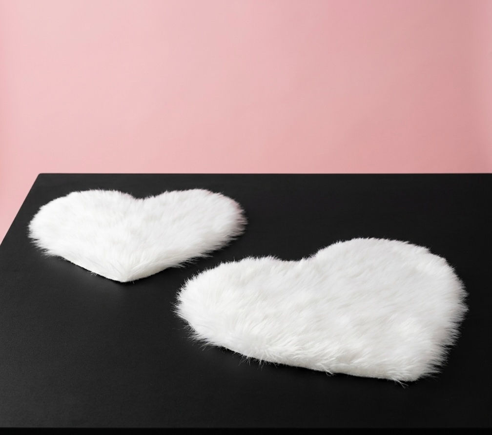 Heart shaped Picture Taking Rug
