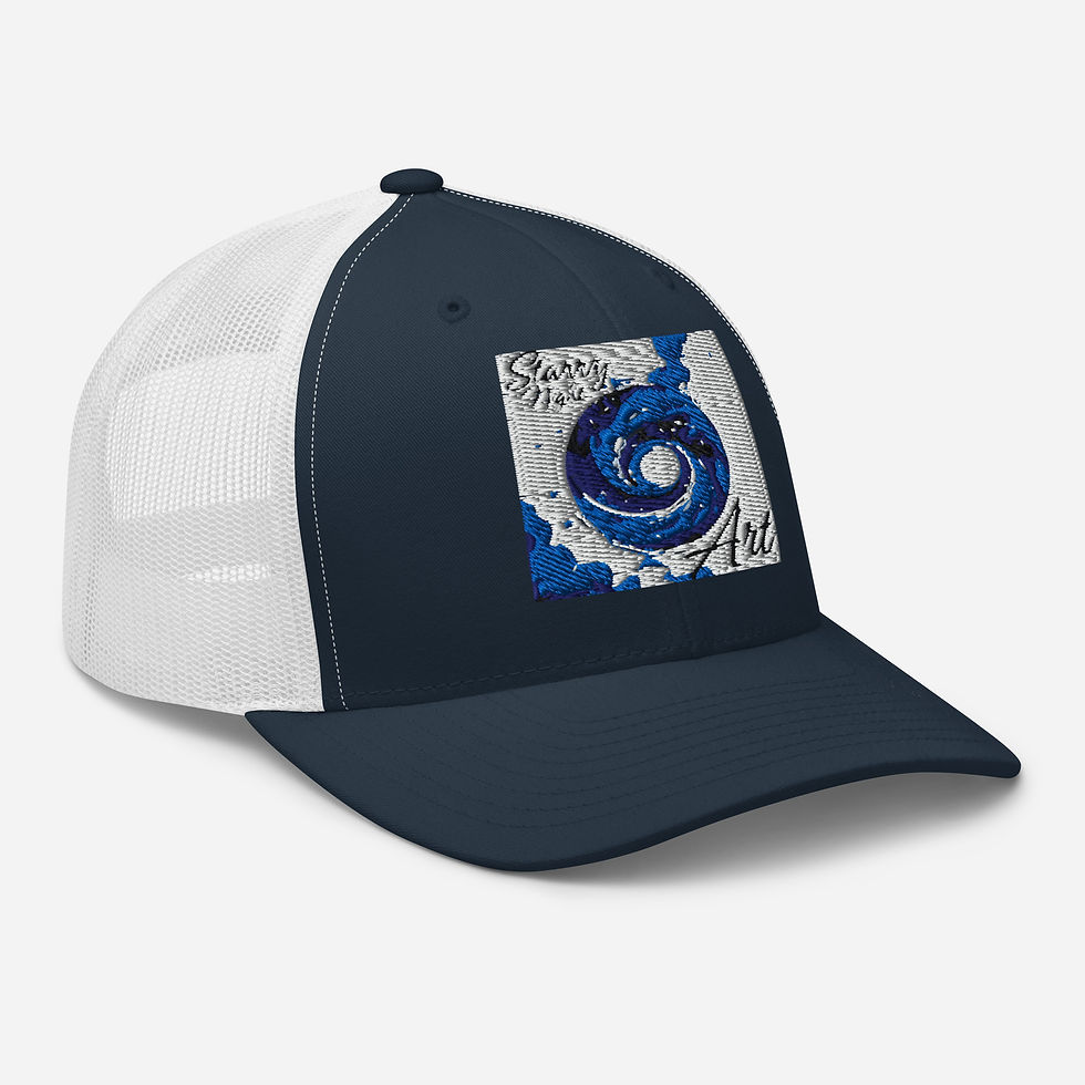 Thumbnail: Starry Night Art StudioTrucker Hat