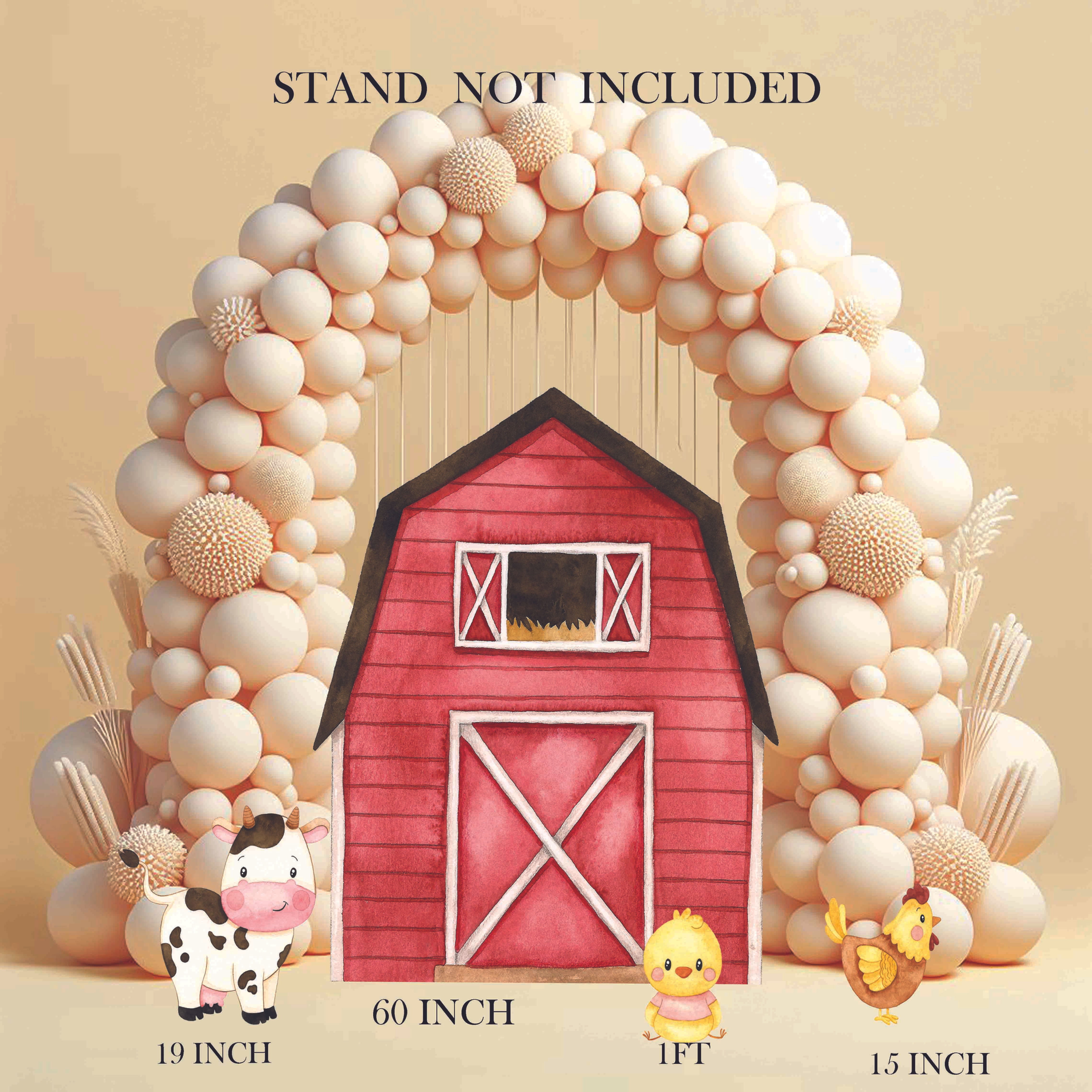 ES10393QS RED BARN PROPS