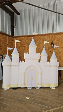 Thumbnail: ES4608FS - ES4609FS Castle pink pastel color 7.5ft aprox Castle Party Decor