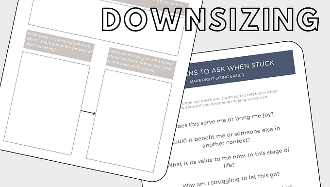 Downsizing & Swedish Death Cleaning