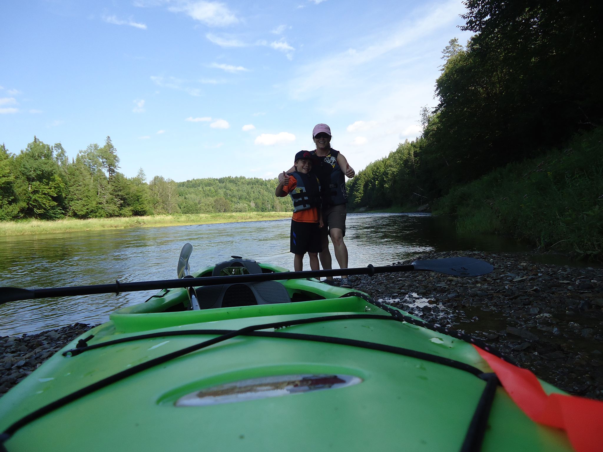 Family time on the Meduxnekeag