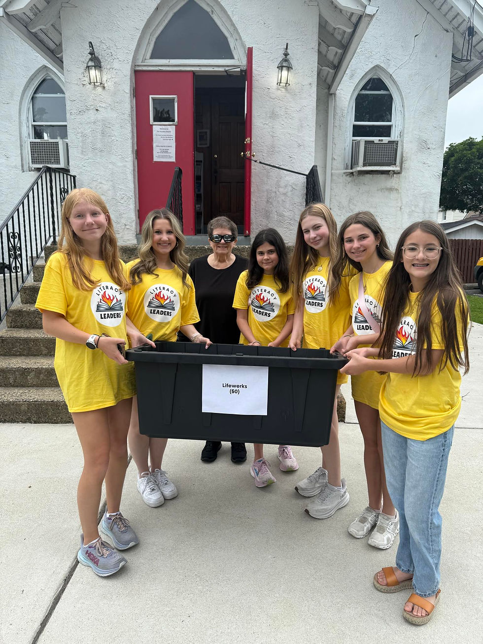 Our first donation from Literature is Lit