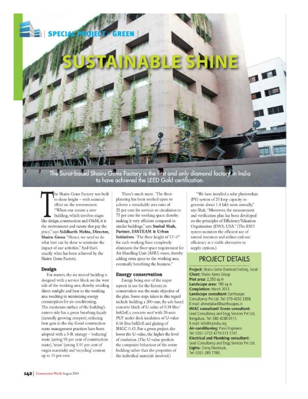Construction World August 2014