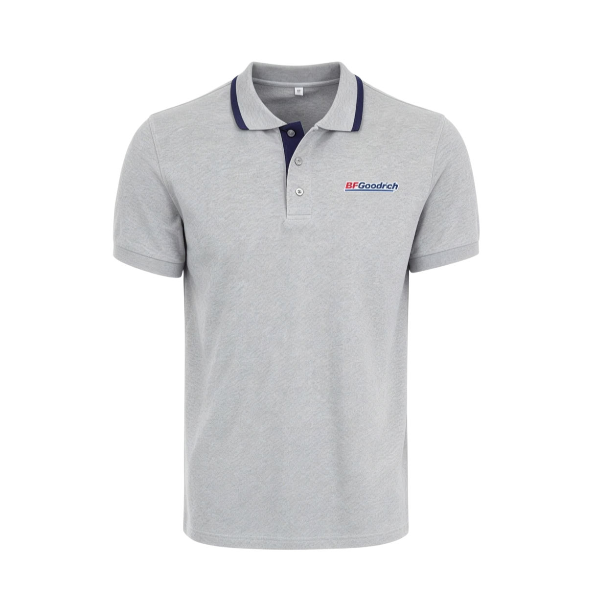 PLL05 GREY HEATHER POLO