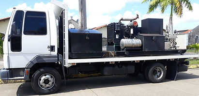 Camion con Equipo de Presurizacion