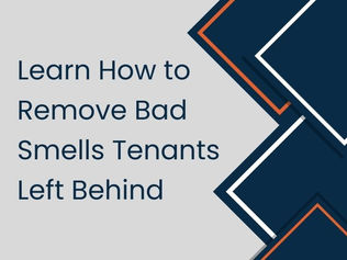 Learn How to Remove Bad Smells Tenants Left Behind
