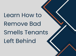 Learn How to Remove Bad Smells Tenants Left Behind
