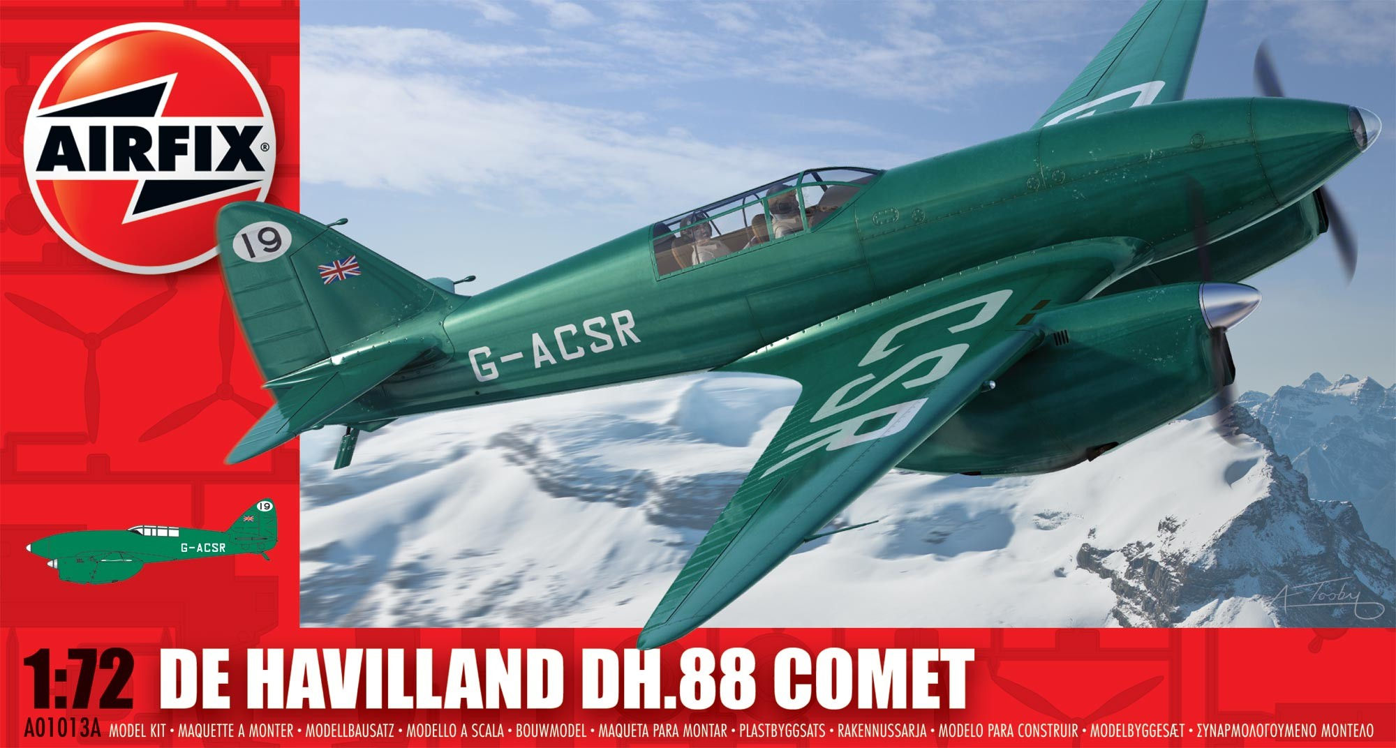 AIRFIX DE HAVILLAND DH.88 COMET 1/72