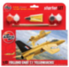 A55112 Folland Gnat 'Yellow Jacks' Starter Set 1:7