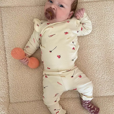 Haakpatroon babyrammelaar van juf Sas