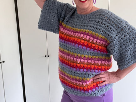 Haakpatroon zomertrui Nicole van juf Sas