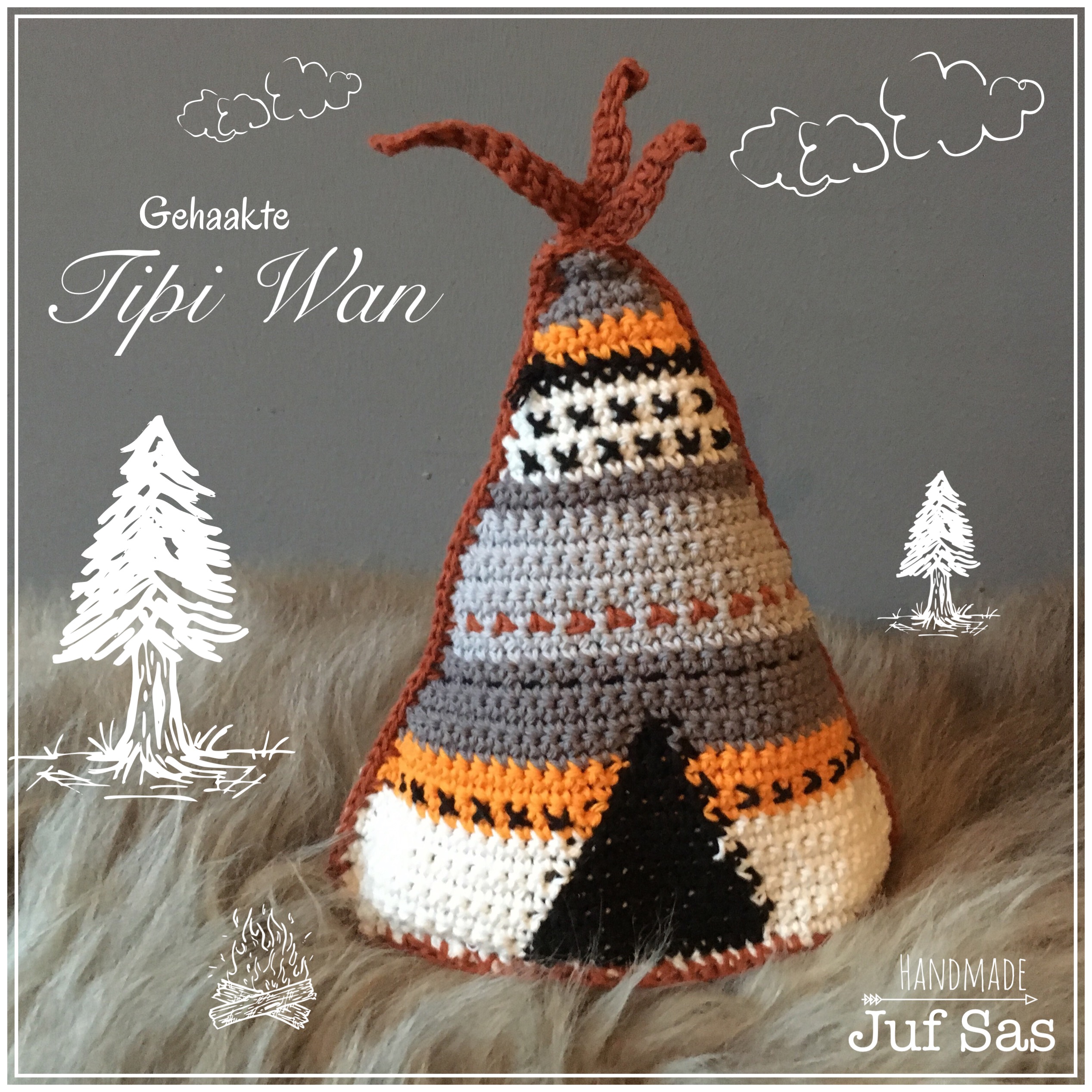 Gehaakte Tipi Wan