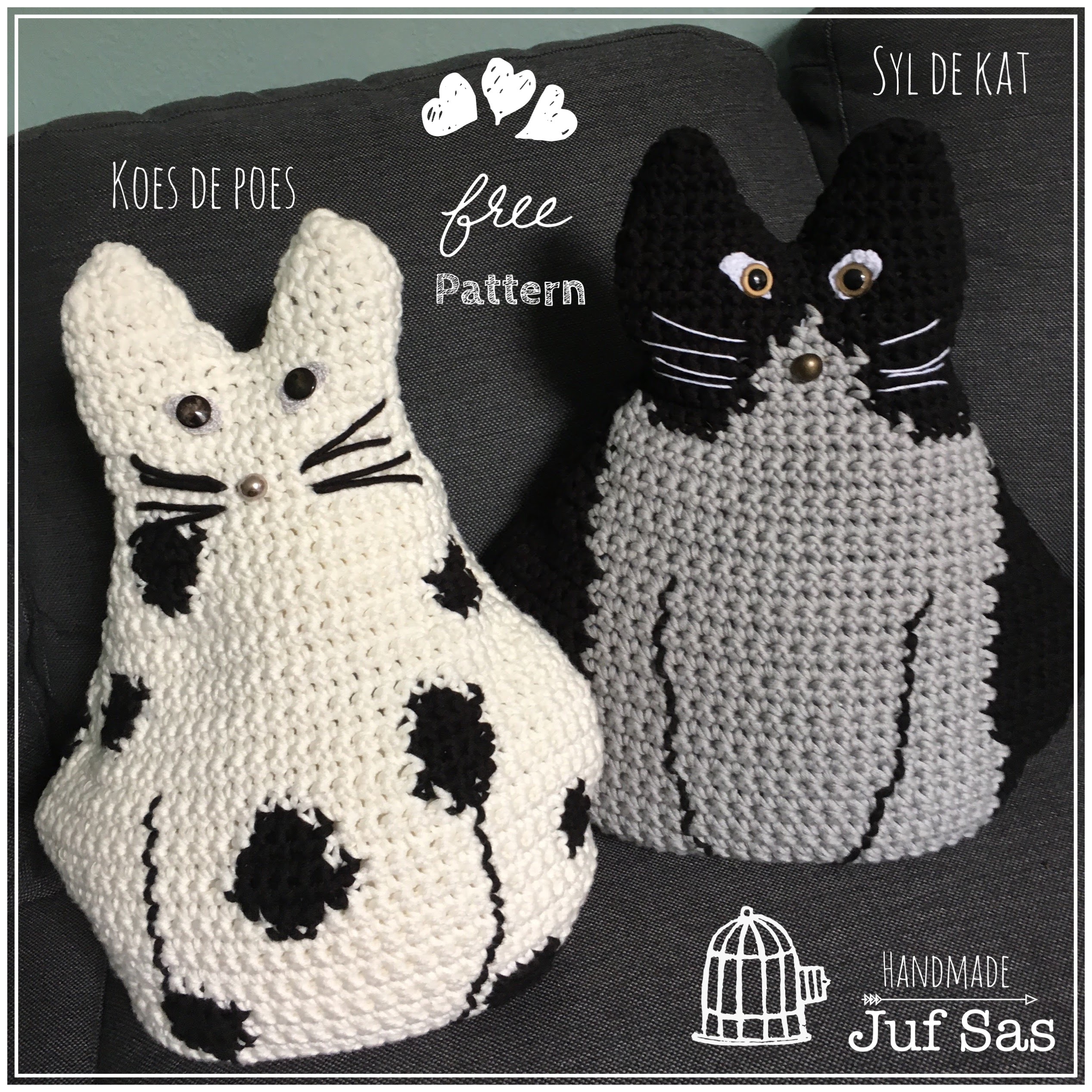 Koes de poes en Syl de kat