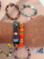 armbanden handgemaakt door juf Sas