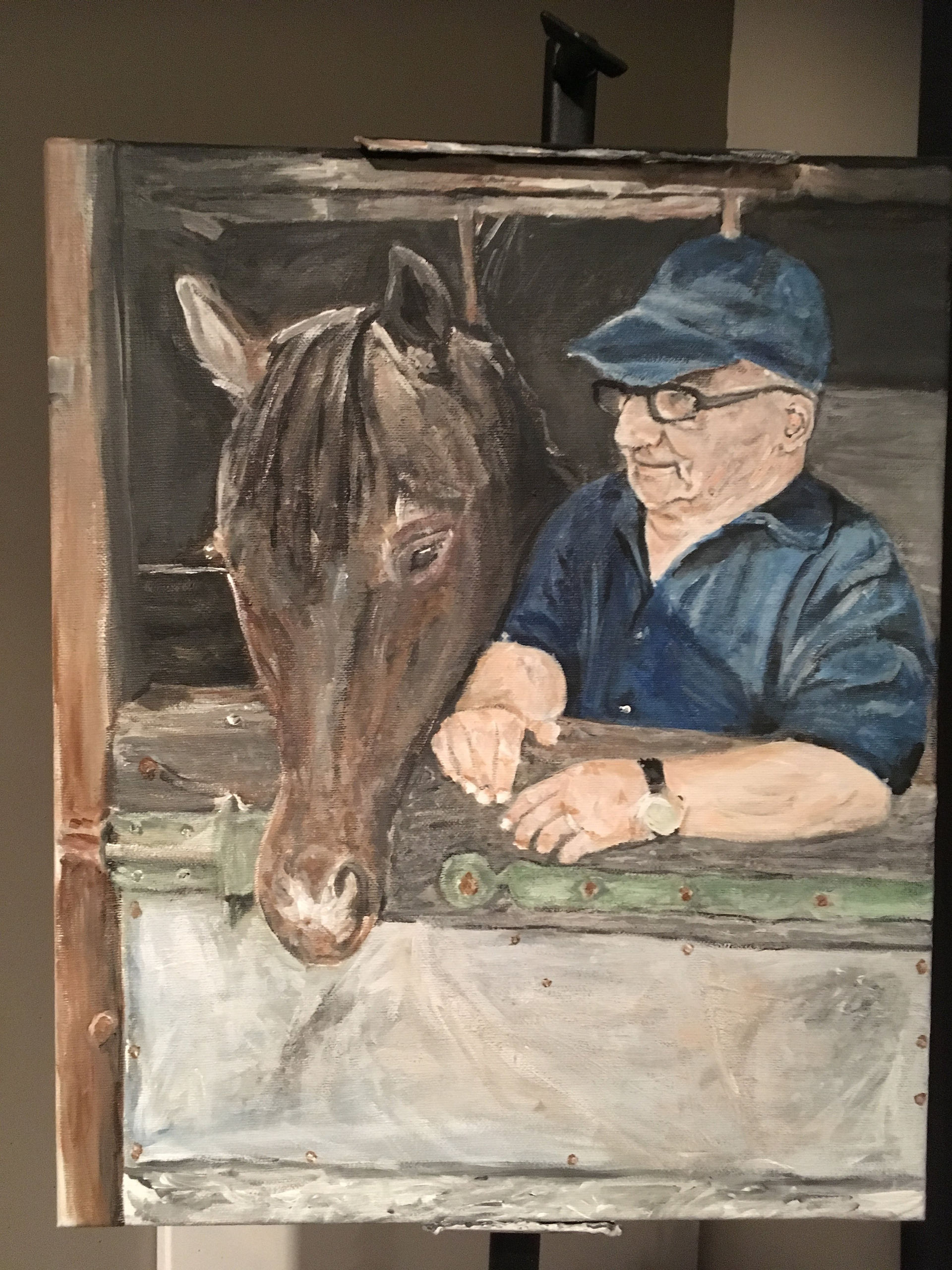 Schilderij Opa