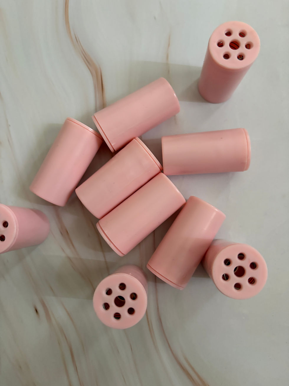 Miniatura: Rammelaar voor knuffel  22 x 43 roze