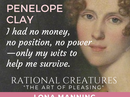 How Lona Manning Crafted Mrs Clay's Story in #RationalCreatures