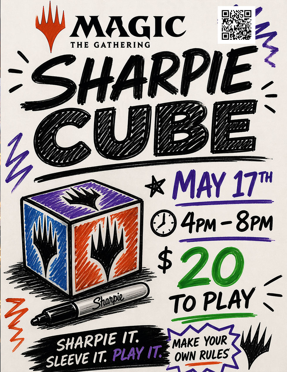 Magic The Gathering Sharpie Cube Tournament
