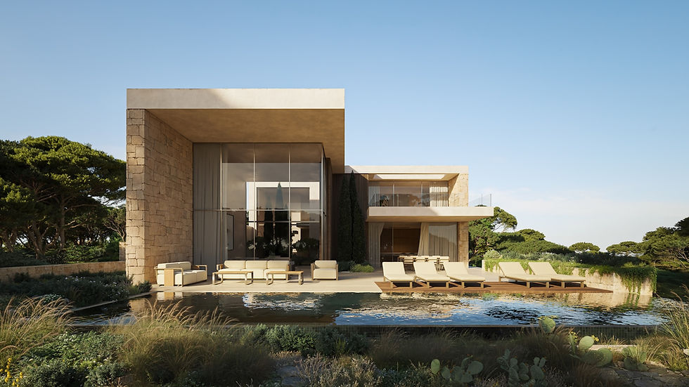 Essence villas in Moraira with spacious design and modern Mediterranean architecture