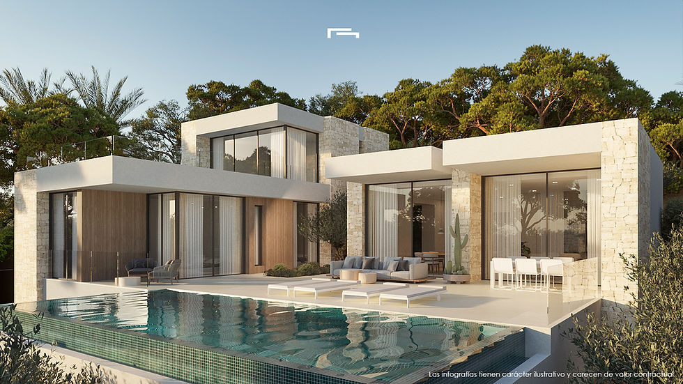 Contemporary Mediterranean villa in Benissa