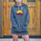 Thumbnail: Graphite Tohono O'odham Lips Hooded Dress