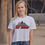 Thumbnail: Women's AZ GANG White Flowy Crop Top Red and Black