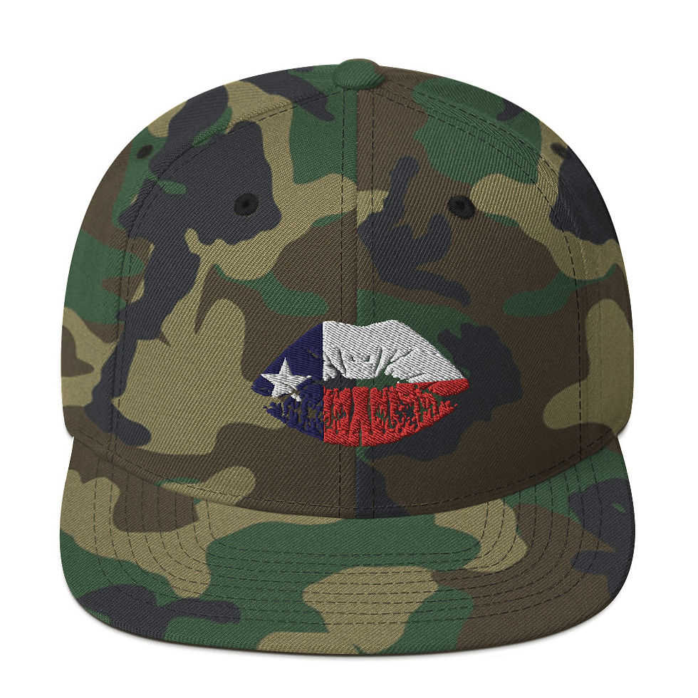 Thumbnail: Texas Lips Snapback Hat