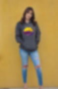 Graphite Tohono O'odham Lips Hoodie