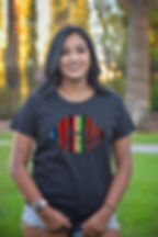 Women's Sarape Lips T-Shirt Black