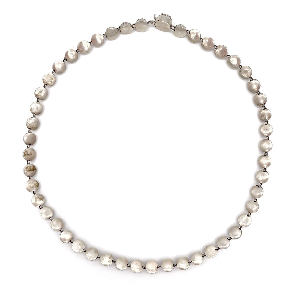 antique georgian diamond paste riviere closed back with foil