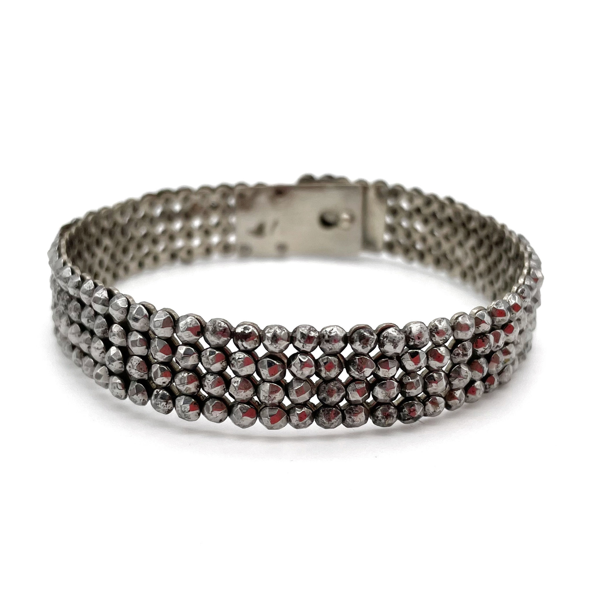 georgian cut steel bracelet