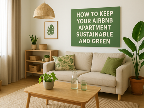 How to Keep Your Airbnb Apartment Sustainable and Green