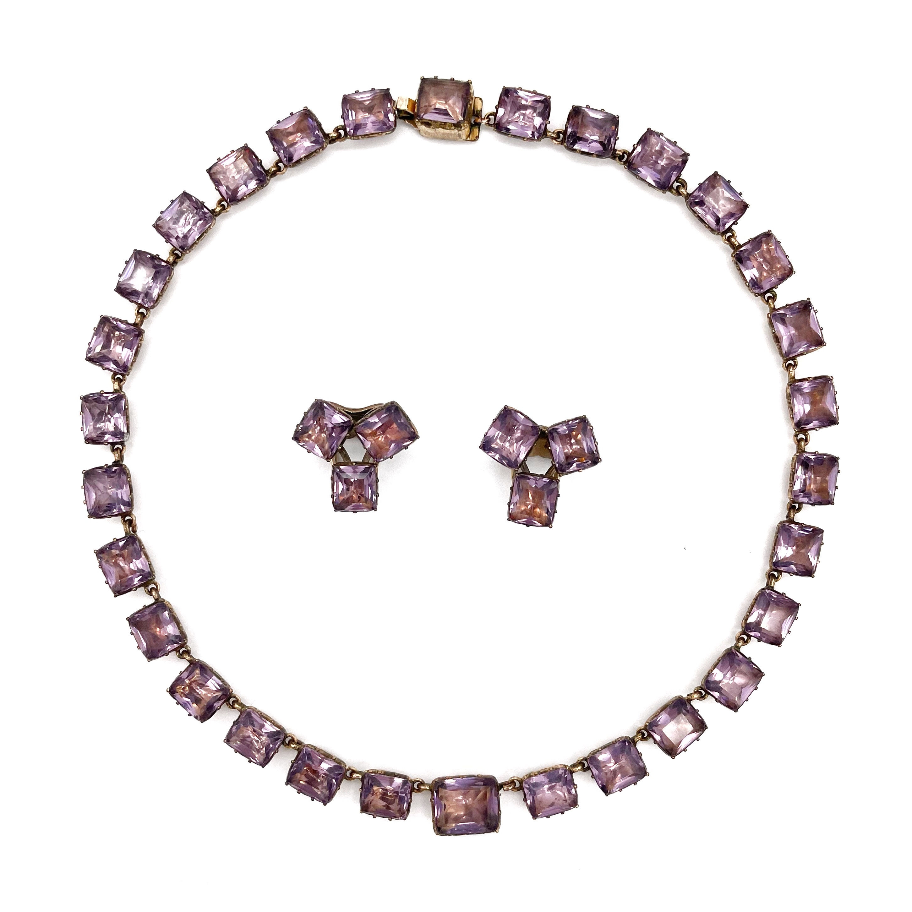 georgian light purple paste riviere