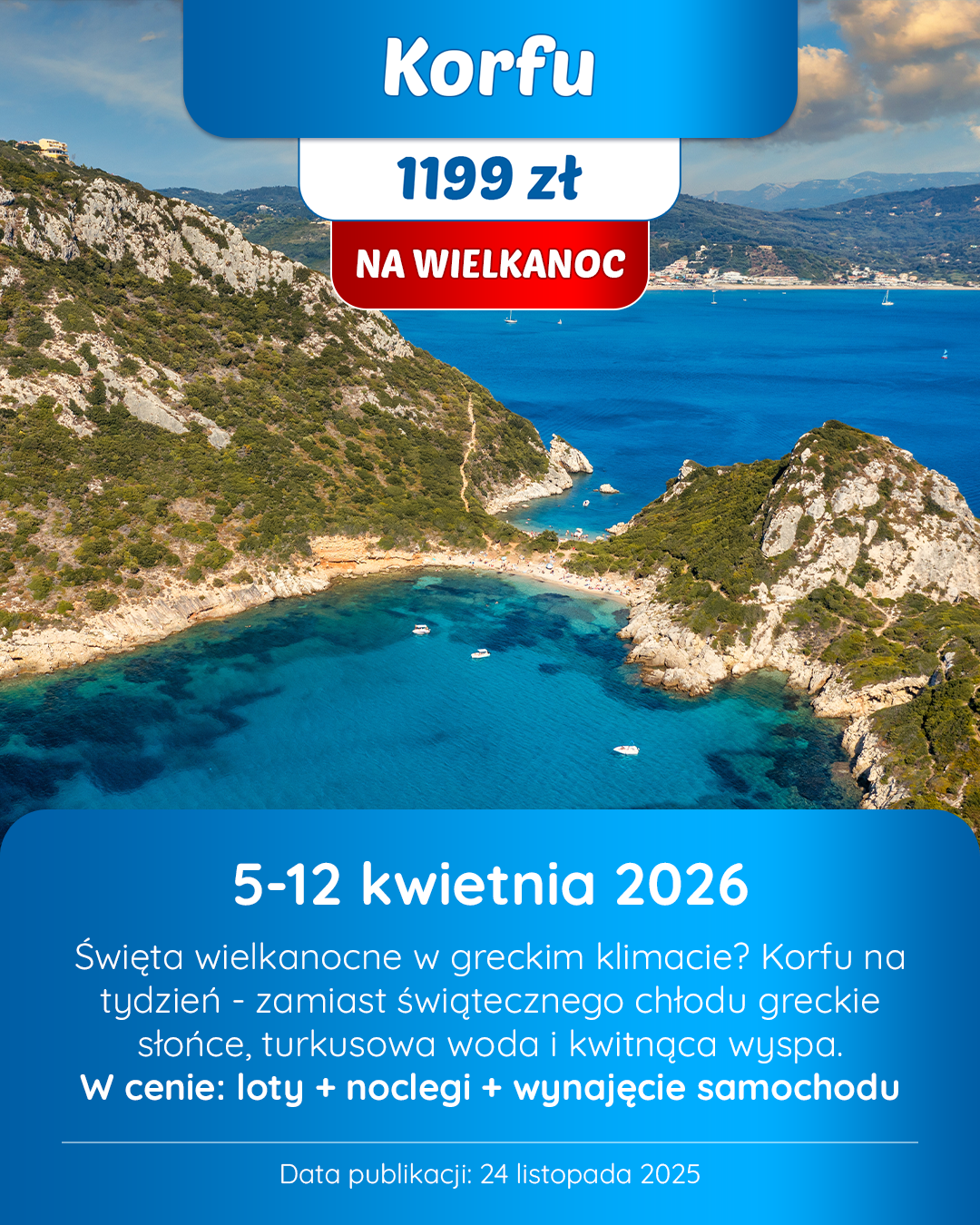 Korfu na wielkanoc