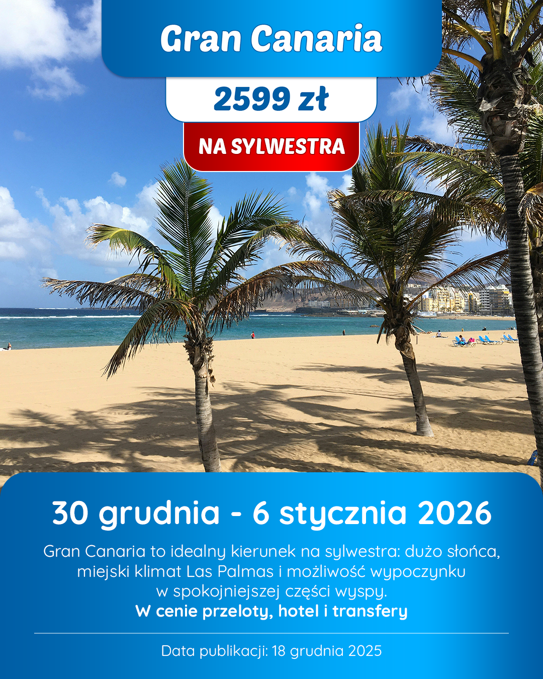 Gran Canaria na sylwestra