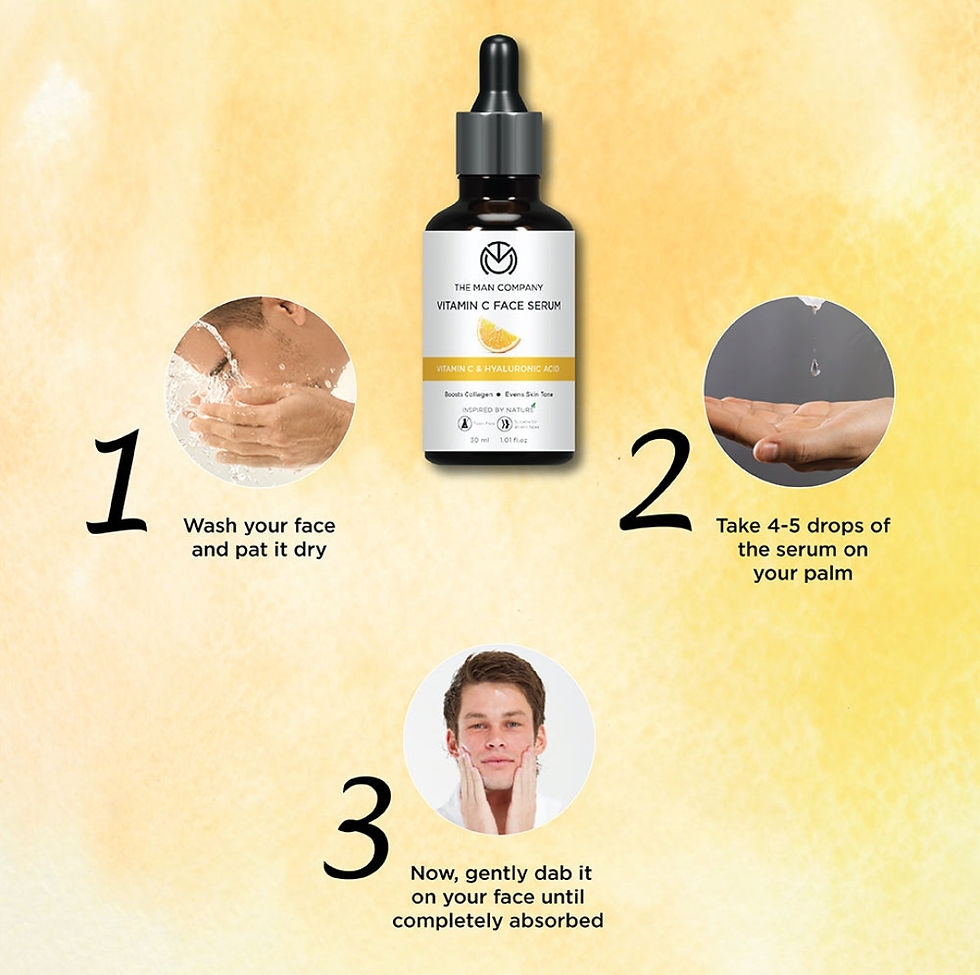 Thumbnail: The Man Company' 40% Vitamin C Face Serum with Hyaluronic acid 30 ml
