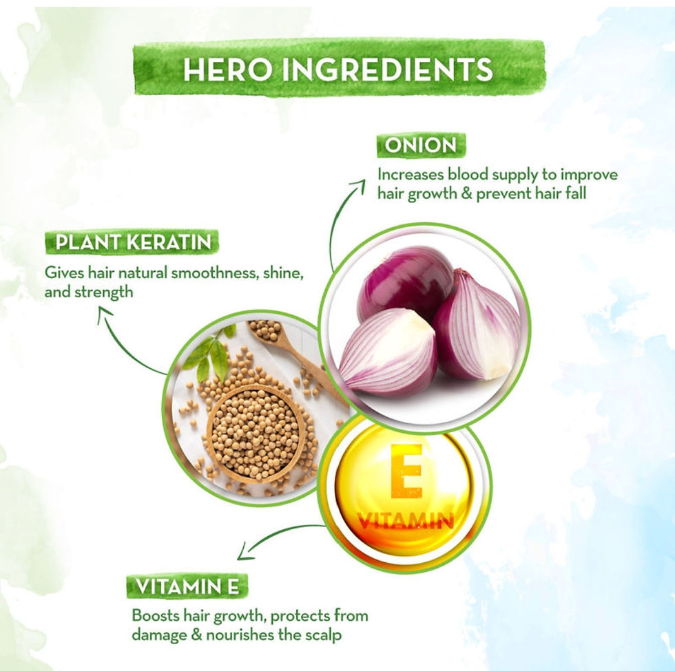 Thumbnail: Mamaearth Onion Shampoo For Hair Growth Hairfall Control 